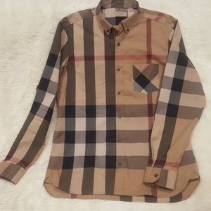 Burberry Thornaby Slimfit Plaid Sportshirt